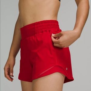 Hotty Hot High-Rise Lined Short 4" Lululemon